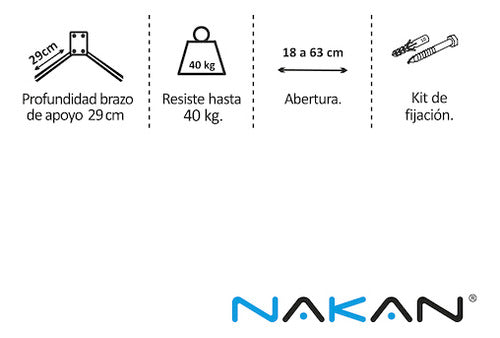 Nakan Nak311-hm300 Microwave Support 3