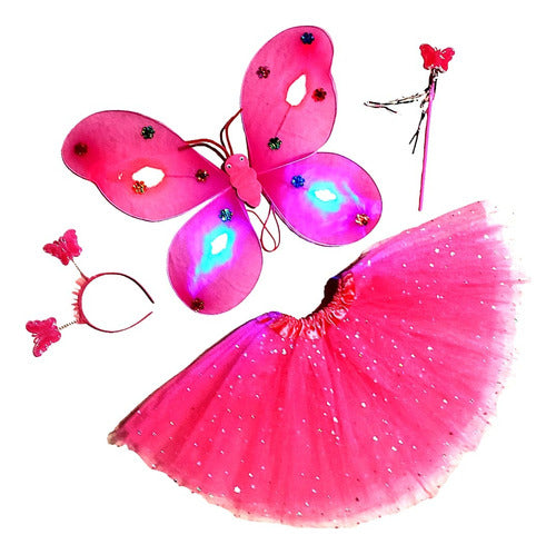 Let's Play Design LED Butterfly Costume Tutu Sparkle 1