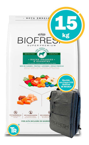 Biofresh Dog Food - Large & Giant Breed Adults 15 kg + Car Kit + Free Gift 1