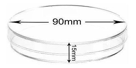 Pack De 30 Placas De Petri De Plastico De 90 X 15mm Con Tapa 1