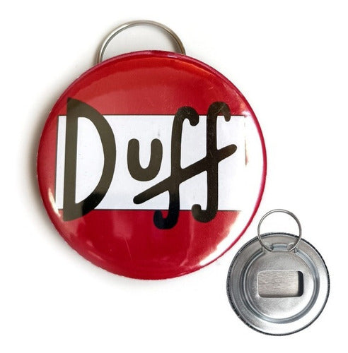 Import GREEN GOBLIN STORE Duff Beer Bottle Opener Keychain - The Simpsons 0