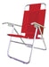 Aluminum Beach Chair 5 Positions Folding Camping Garden Chair 0