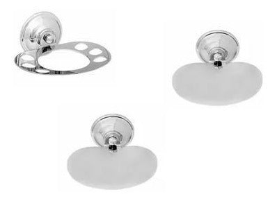 Set Accesorios De Baño Completo Argenta 3 Pzas Bronce 0