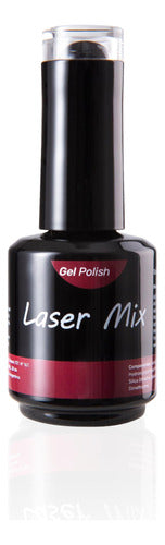 Laser Mix Semi-Permanent Nail Polish Black 416 X 15 Ml 0