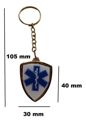 Piscue Metal Paramedic Keychain 1