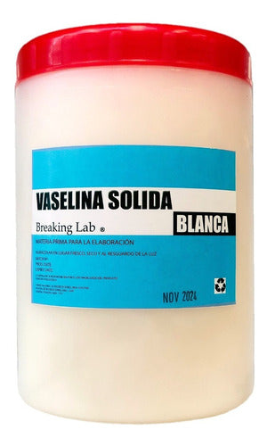 Breaking Lab Vaselina Sólida Blanca X 1000cc Tatuajes Masajes Calidad! 0