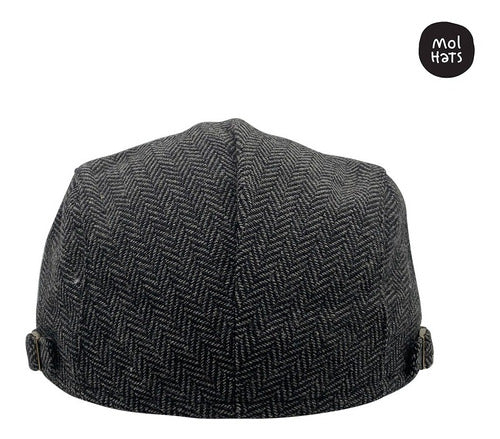 Italian Style Ivy Beret in Tailored Wool Blend Fabric by Mol Hats 9