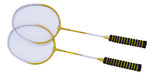 Conjunto De Raquetes De Badminton Amarelo Professional Alloy 6