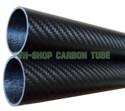 Id De 21mm De Odx 1pc 23mm X 500mm De Fibra De Carbono 3k/tu 0