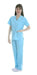 Suedy Medical Uniform V-Neck Set in Arciel Fabric 164