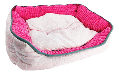 Deluxe Soft Small Cushioned Dog Bed Comfortable 5