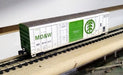 Vagon Box-car Md And W - Escala N Athearn 10255 3