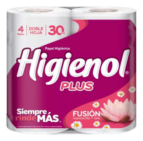 Higienol Doble Hoja 2 Bolson De 10 Paquetes X 4  X 30 Mts 0