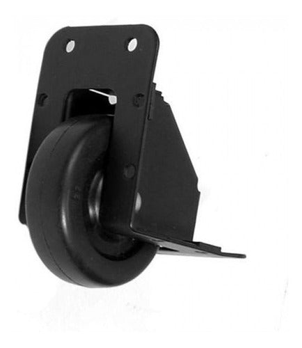 Black 64mm Flush Mount Angle Wheel by Penn Elcom 0