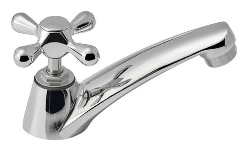 Latyn Total - PIDEWEB Bathroom Faucet with Ceramic Seal Metal Lever and Long Spout 0