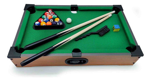 Generic Mini Pool Table Game for Kids - 50 x 30 cm Wooden Toy 4