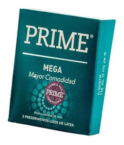 Prime Mega Condom X 3 Boxes X 3 Units 1