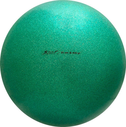 Rhythmic Gymnastics Glitter Professional Ball 18-20 cm 400 gr 0
