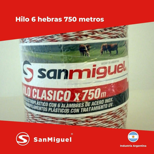 San Miguel Hilo Electroplástico 750 Metros Boyero Premium 3