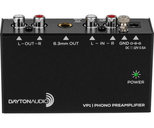 Dayton Audio Preamplificador Phono Para Bandejas De Vinilo 0