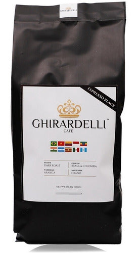 Ghirardelli Cafe Blend Brazil/Colombia Ghirardelli Roasted Ground/Whole Bean 1.5 Kg 0