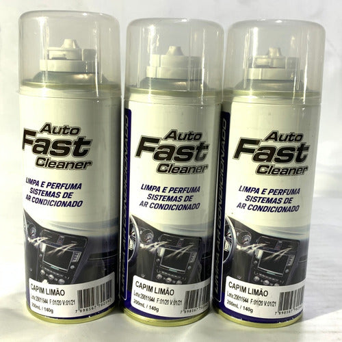 Mundial Prime Limpia Aire Acondicionado Auto Desinfecta Aromas Fast 200ml 6