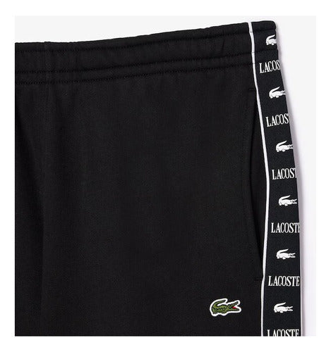 Lacoste Jogger Pants with Stripe and Logo 1