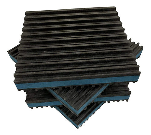 Vibration Pad Heavy Duty Anti Vibration Isolation Pads 4 X 4 X 7/8 0