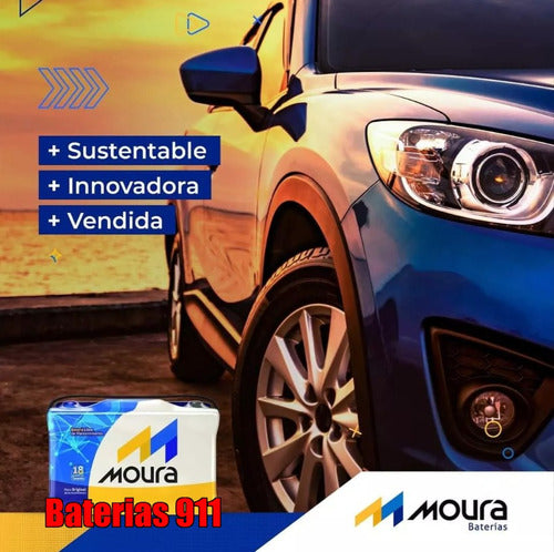 Moura 12x65 Battery M20GD for Peugeot 206 207 307 405 208 Nafta 3