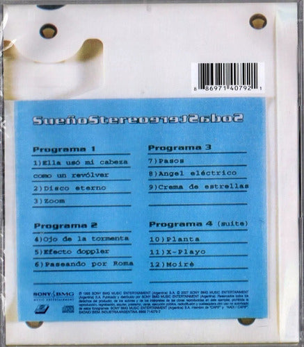 Soda Stereo CD - Sueño Stereo Remastered - Cd Soda Stereo Sueño Stereo Remasterizado