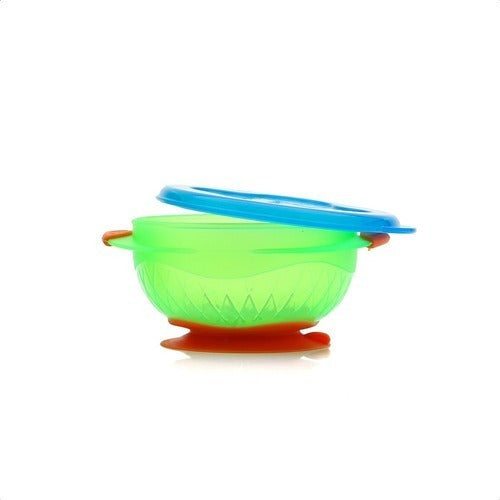 Baby Innovation Bowl with Secure Suction, Handles, and Lid 6+ Months 0