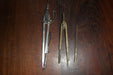 Antiguo Compas Balustrin Tornillo Instrumento Medicion Alarg 0