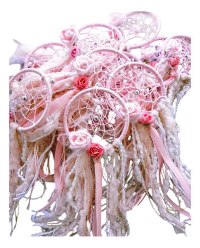 Generic Pack 10 Romantic Dreamcatchers 7cm 0