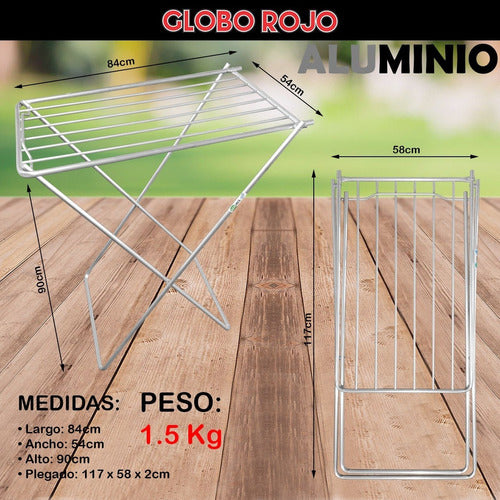 Alumix Tender Ropa Aluminio Reforzado Plegable Promo 2 Unidades 1