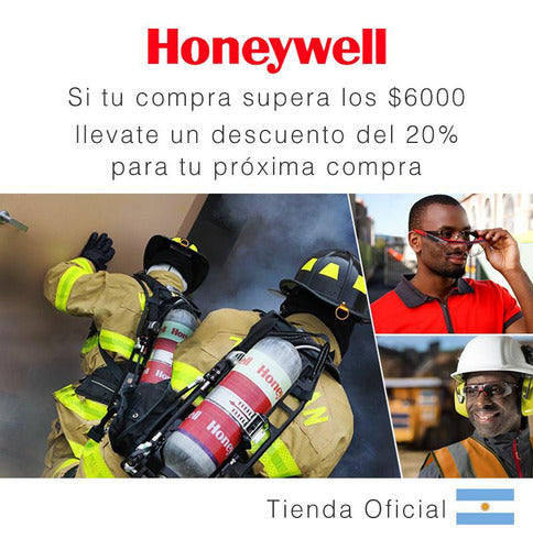 Casco Polietileno De Trabajoazul S/arnés North De Honeywell 1