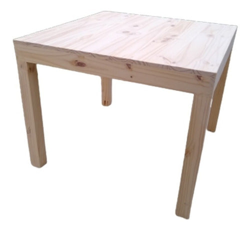 MUEBLOK Square Table 1x1 Wooden Kitchen Dining Quincho Furniture 0