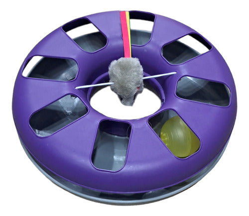 Model Interactive Cat Toy Circle with Mouse Ball 2