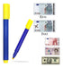 Set of 3 Counterfeit Money Detector Markers for Euro Dollar Peso 2