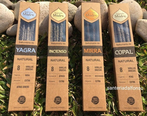 Premium Incense Sticks by Sagrada Madre - 6 Boxes 1