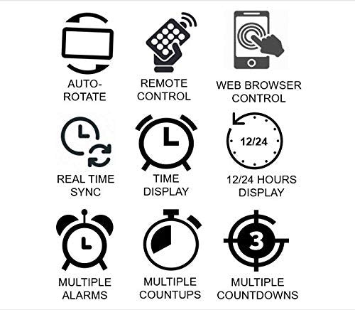 Reloj Pared Led West Ocean 6  Digit, Cuenta Regresiva, Cuent 6