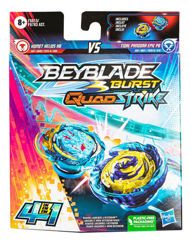 Beyblade Burst Komet Helios H8 Vs Tidal Pandora Epic P8 1