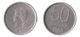 Argentina Moneda 50 Centavos 1983 2