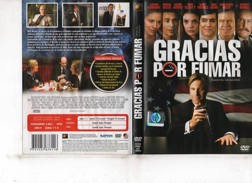 Gracias Por Fumar - Dvd Original - Buen Estado 0