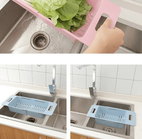 Extendable Kitchen Sink Vegetables Drainer - Sheshu 0