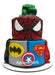 Pasteleria Prut Torta Super Heroes: Hulk, Hombre Araña, Batman, Superman Cap.a 3