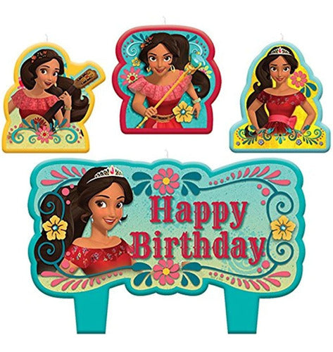 Elena De Avalor Mini Candle Set 4 Piezas 0