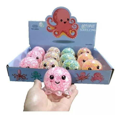 Tienda Uno Pulpo Con Bolitas Con Luz Squishy Amansaloco Pulpito Stress 1