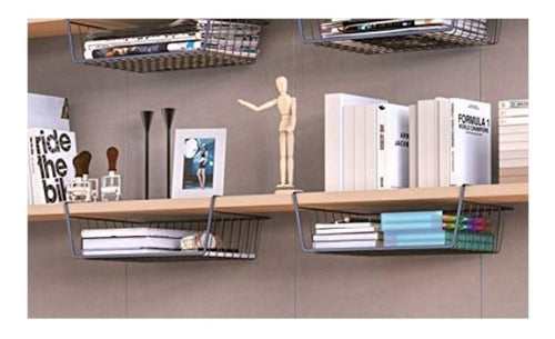Metal Hanging Shelf Organizer for Pantry and Kitchen 19