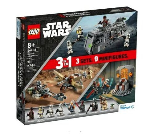 LEGO Star Wars Galactic Adventures 66708 901 Pieces 3 in 1 0