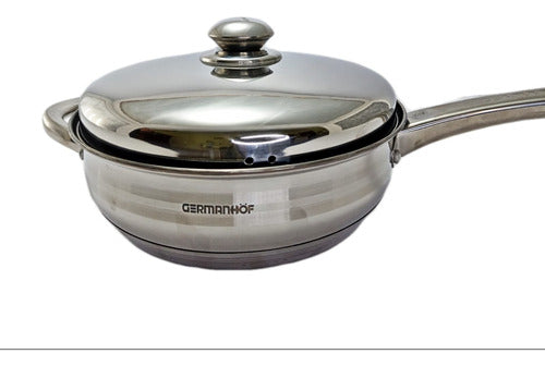 Germanof 7-Layer Stainless Steel Pot Set + Frying Pan 1